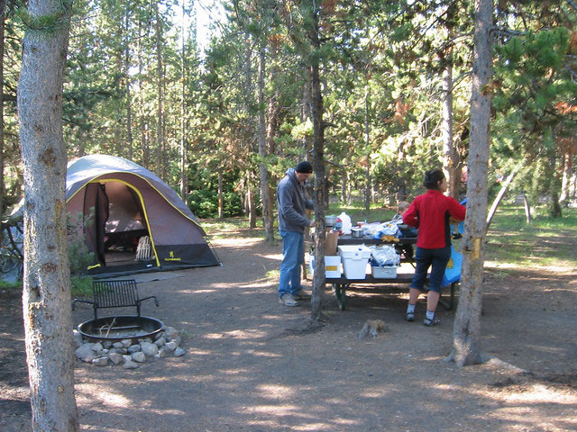 Yellowstone National Park camping